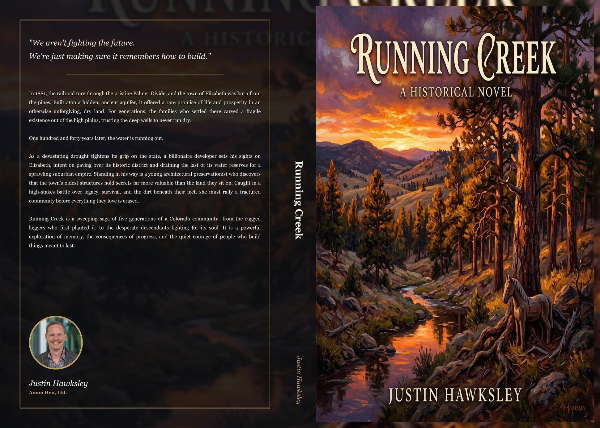 Running Creek — Full Softcover Wrap