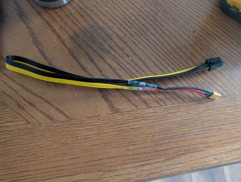Solder-sleeve heat shrink wiring harness
